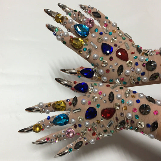 Show Stopper Rhinestone Glove